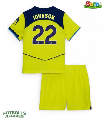 Tottenham Hotspur Brennan Johnson #22 Tredjeställ Barn 2025-26 Kortärmad (+ Korta byxor)